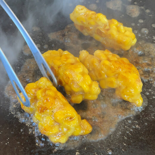 えびせん　もろこし焼き